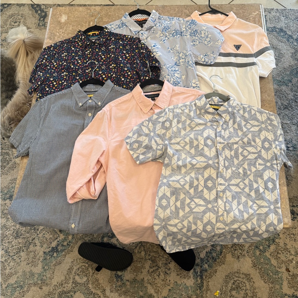 Multiple Brand Men’s Size Small Casual Collared Shirts